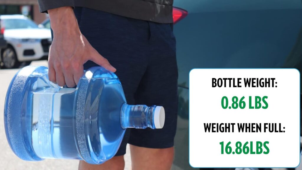 2 Gallon Water Bottle Durable & Easy-Carry Enviro Polycarbonate