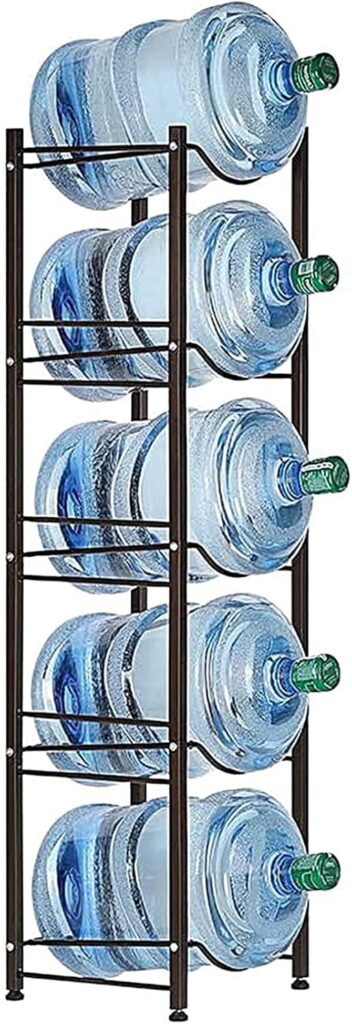SEHERTIWY 5 Gallon Water Jug Stand – Organize & Store Bottles Easily