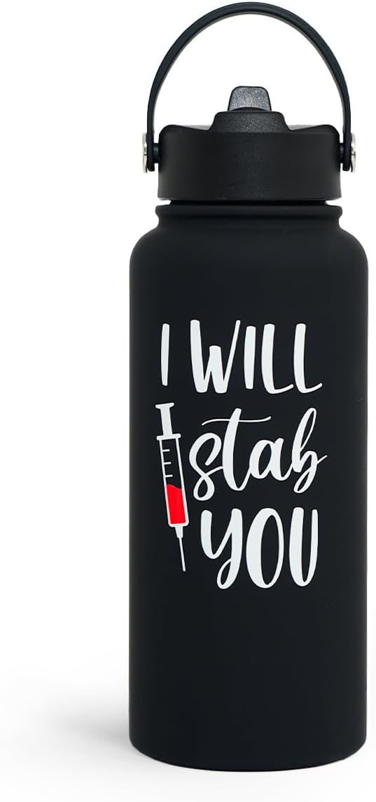 Read more about the article Best Nurse Gifts for Women: 32oz Stainless Steel Water Bottle – Funny & Practical!