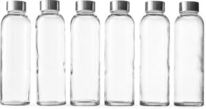 Read more about the article Epica Glass Water Bottles Set of 6 – Eco-Friendly & Leak-Proof for Travel