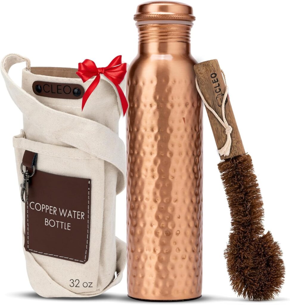 Why the CLEO HOME Hammered Copper Bottle (32 Oz) is a Must-Have for Healthy Hydration