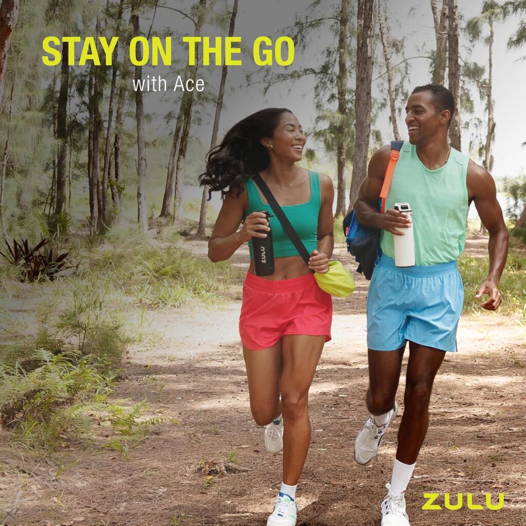 Zulu Water Bottle: Leak-Proof & Insulated for Gym, Travel & More!