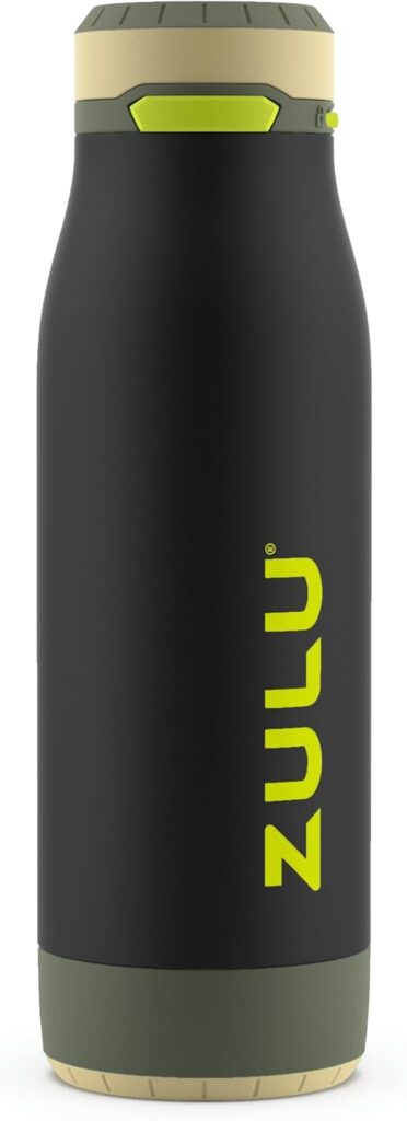 Zulu Water Bottle Leak-Proof & Insulated for Gym, Travel & More!