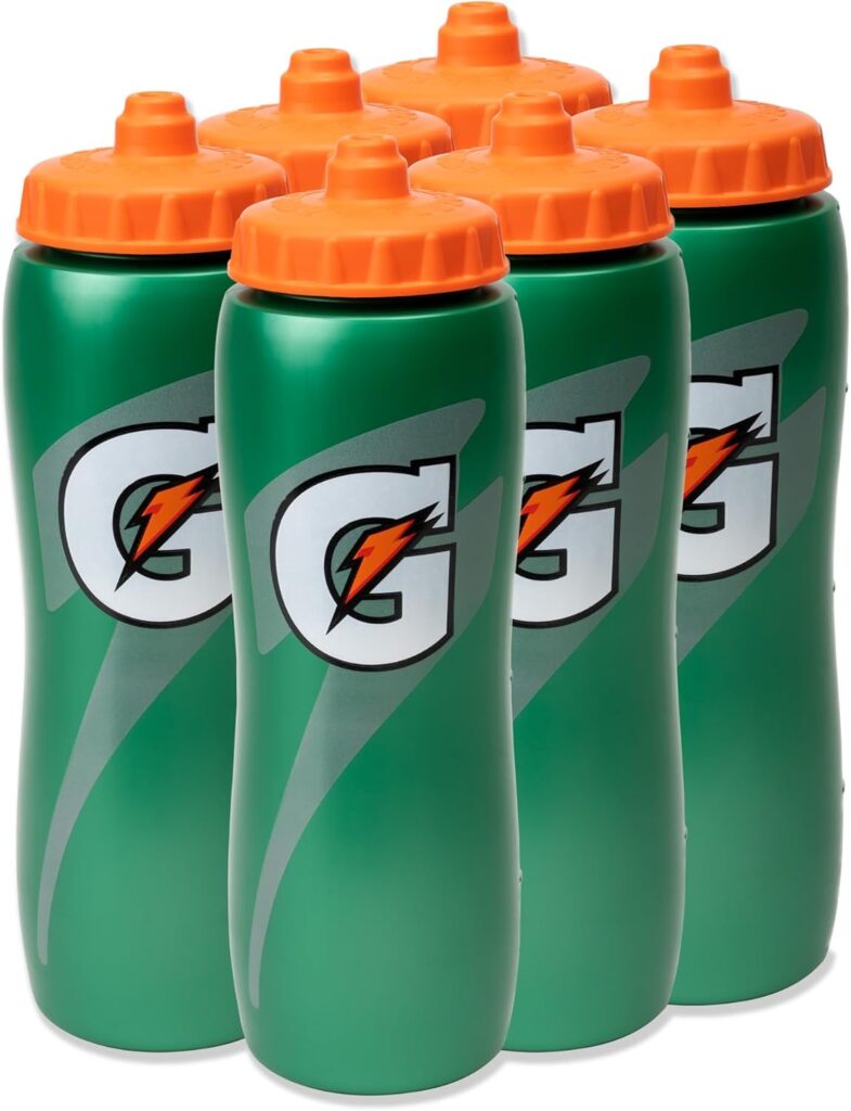 Gatorade 32 Oz Squeeze Water Bottle Review: Is the 6-Pack Worth It for Daily Hydration and Sports Use?